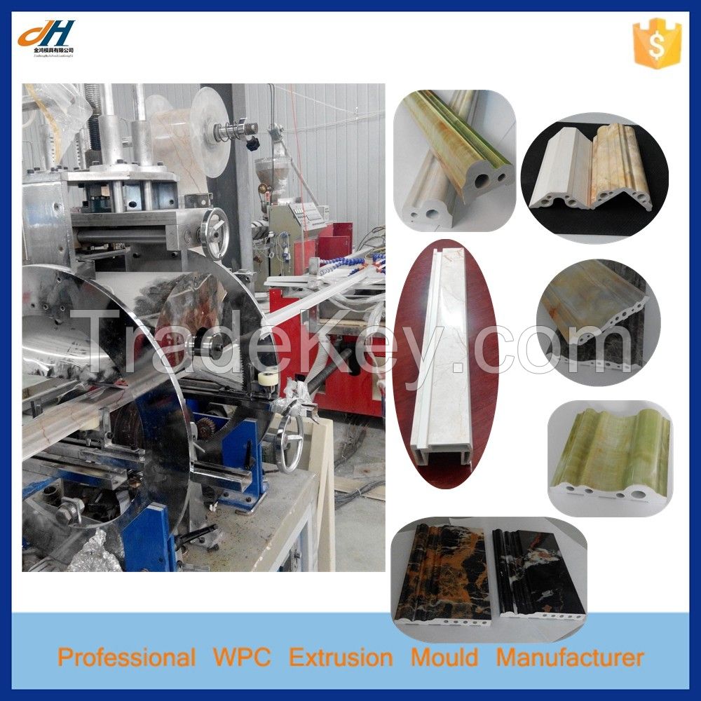 PVC stone plastic extrusion mould, artificial marble mold