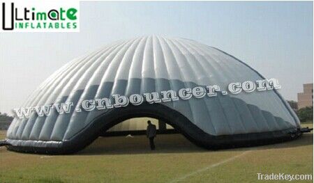 Multifunctional giant inflatable dome tent