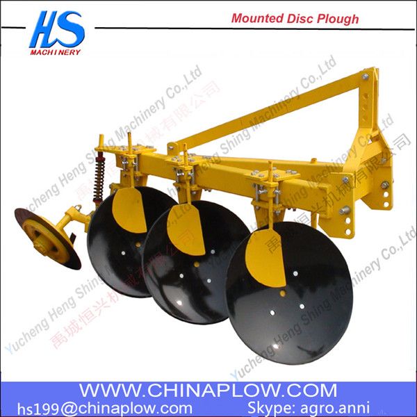 Farm equipment disc plough 3 disc plough