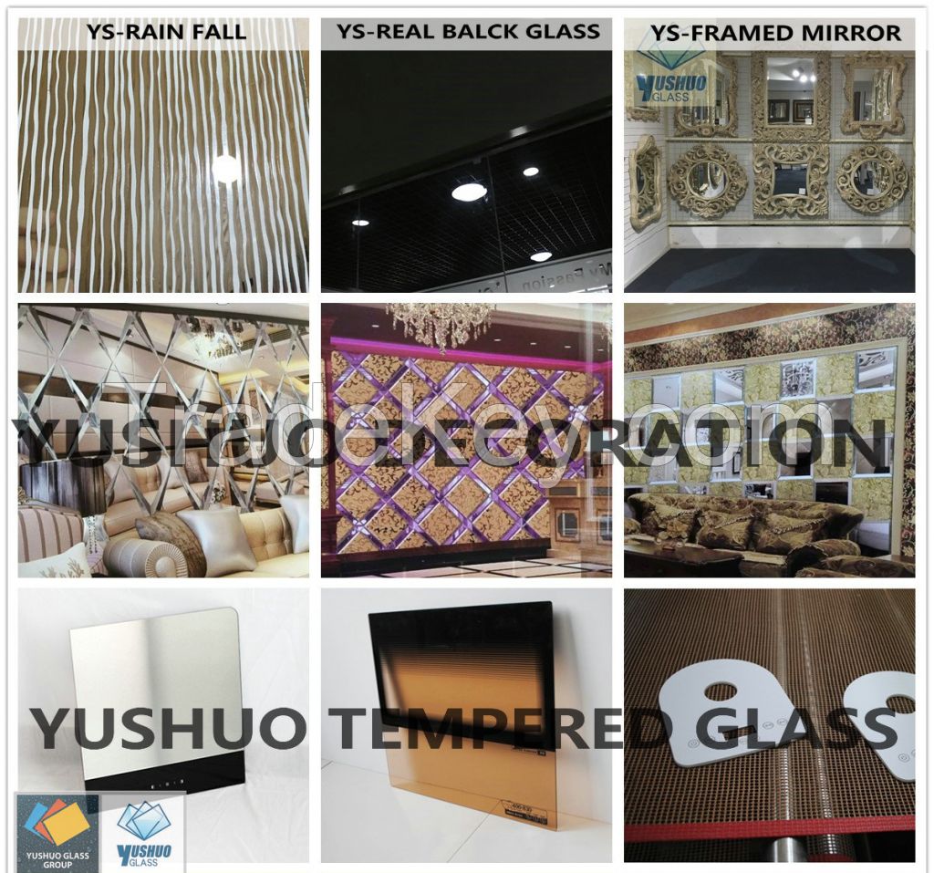 Decoration glass, patterned glass, glass, Mirror,acid ethed glass, ag glass