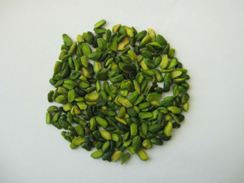 Green skinned pistachio Kernel