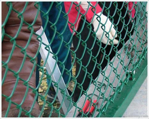 pvc coated chain link fence, diamond mesh