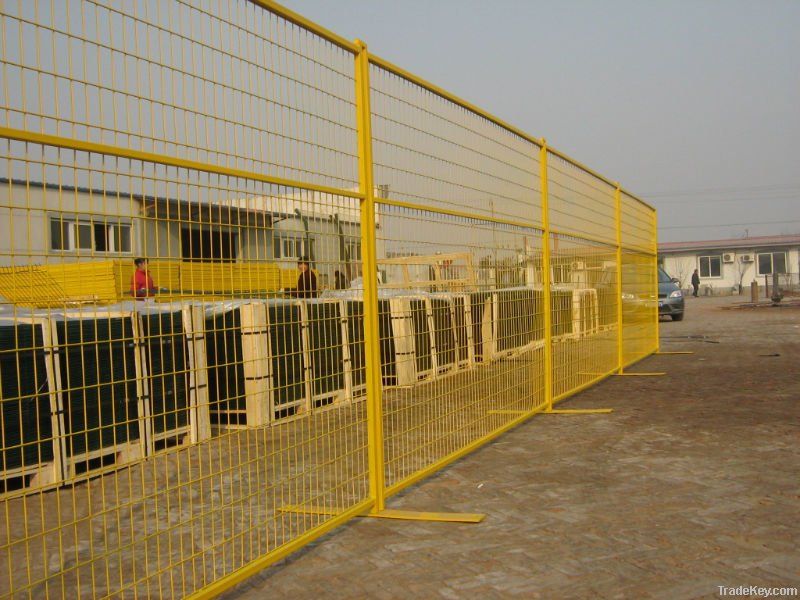 Hot dipped galvanized SHS steel Temporary Fence