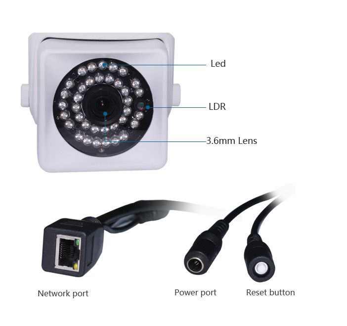 Wanscam HW0023 Ir-cut 720P Outdoor IP Camera Support P2P