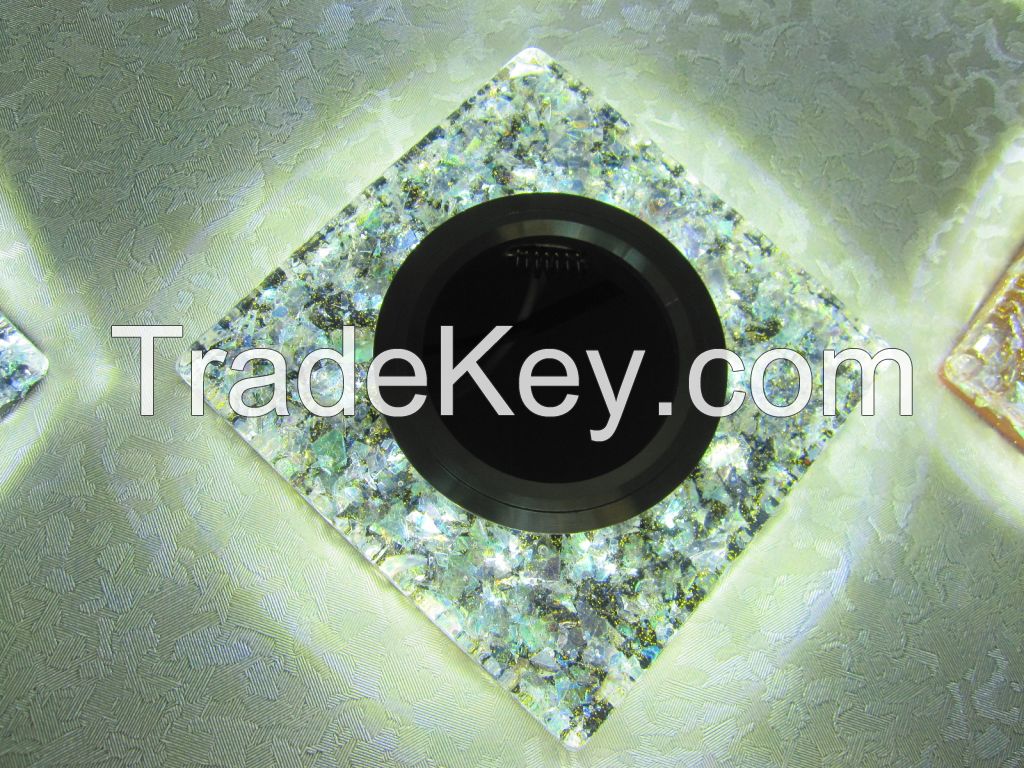  crystal ceiling led down light fixtures,fittings with LED strip