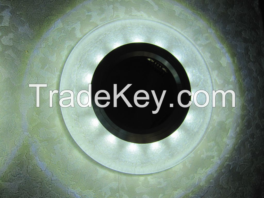 crystal ceiling led down light fixtures,fittings with LED strip downlight