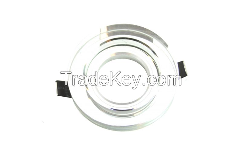 crystal recessed GU10/MR16 halogen downlight frame