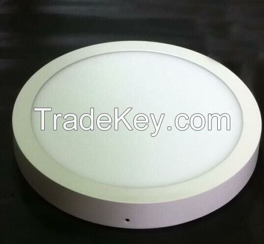 surface mounted round LED panel light 24W 27000-3000K/4000-4200K/6000-6500K 