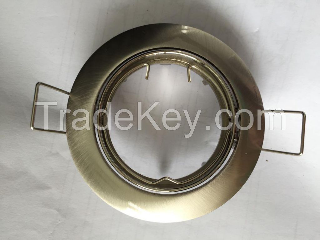 GU10/MR16/MR11 recessed downlight metal track light eyelet frame