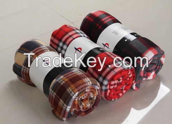 printed polar fleece blanket