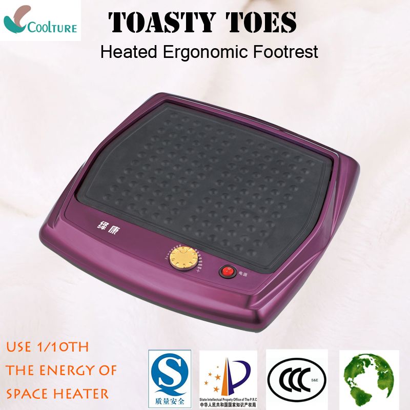 Energy Conservation Smart Foot-Warmer Electric Heater (Purple)