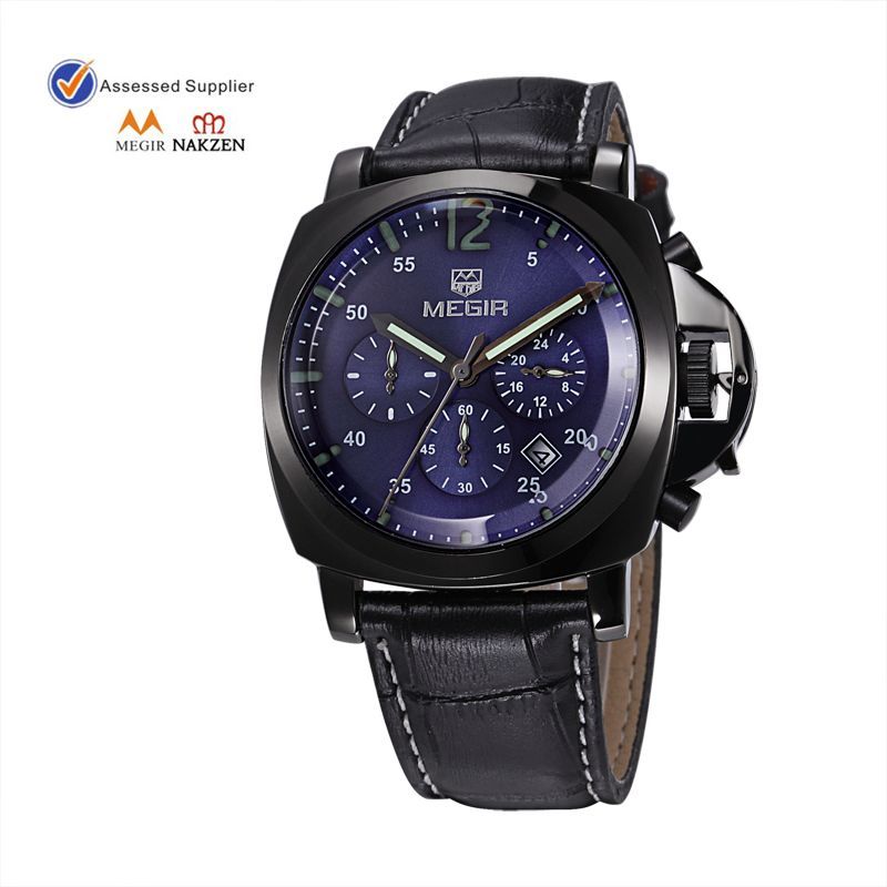 High-Level Glossy Finish Case Gift Watches, Watch Top Brand with Protective Crown Cap Style