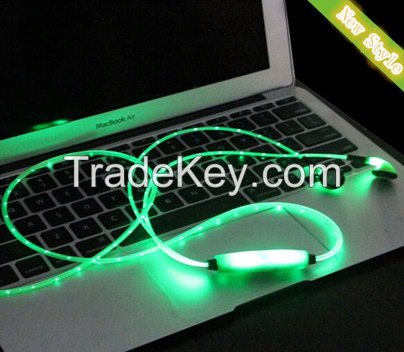 Shenzhen manufacture colorful led earphone