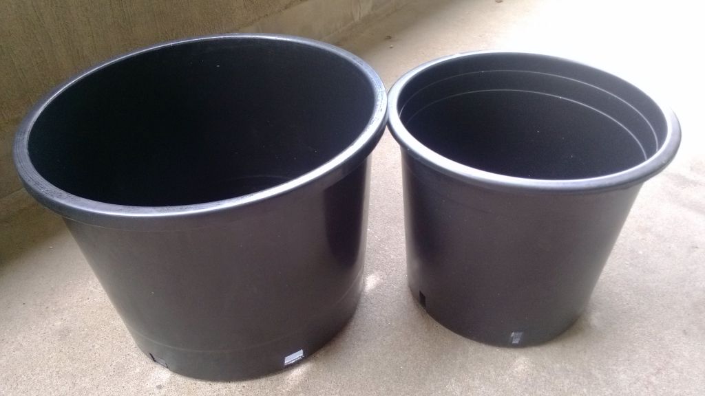 Cheap Black Gallon Pots , 1 2 3 4 5 7 10 15 Gallon Pots