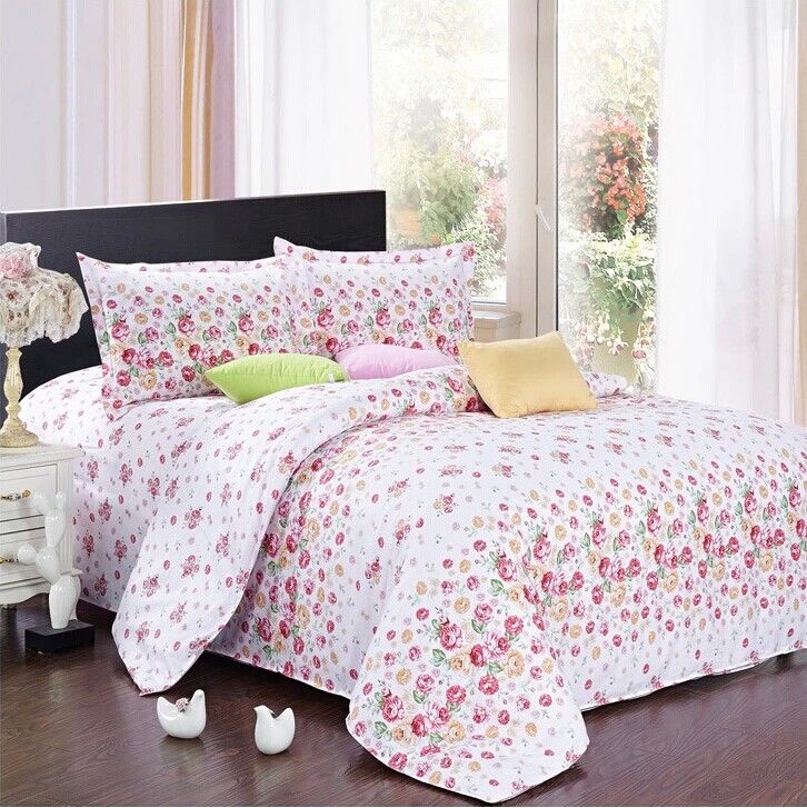 2014 new Wholesale 100% Pure Cotton Plaid Bedding Set
