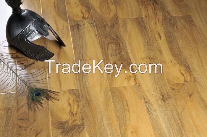 Anti-scratch high glossy laminate flooring