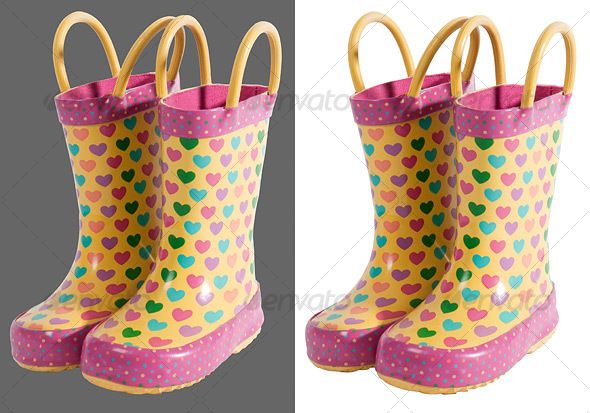 kids rubber boots