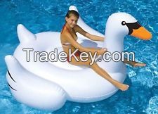 Hot Sale Promotional Inflatable Swan Rider