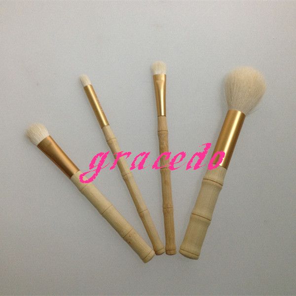 4 pcs makeup brush with bamboo handle(YMS01)