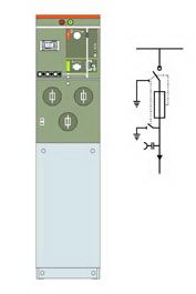 12kV SF6 gas-insulated metal-enclosed Switch-fuse Unit