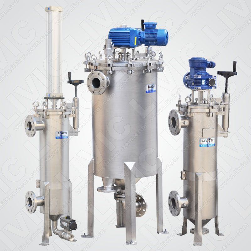 DFA  series pneumatic cylinder driven scraping self-cleaning filters/strainers