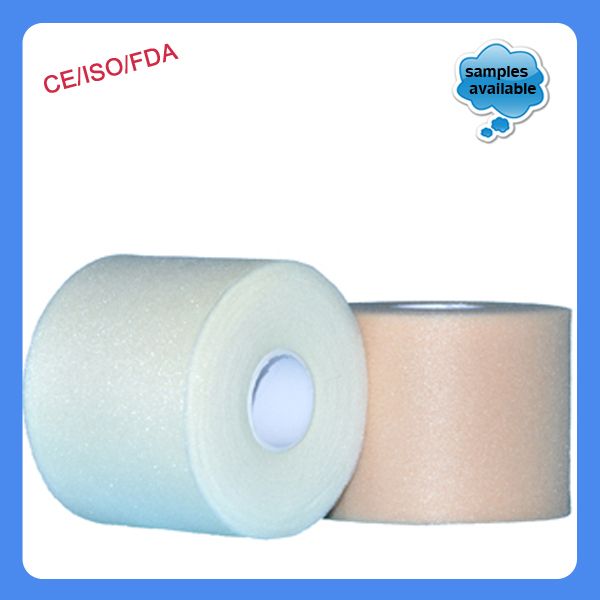 Breathable soft colorful Elastic PU Underwrap Foam Bandage