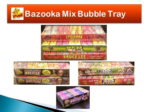 Bazooka Bubble Gum, Ball Gum, Candies