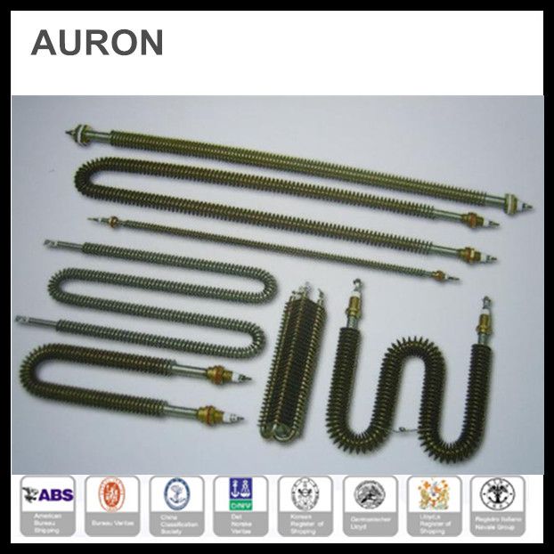 Auron/heatwell Electric Stainless Steel Air Conditioner Finned Heater Parts/air Conditioner Fin Heat Element/air Conditioner Heat Tube Coil