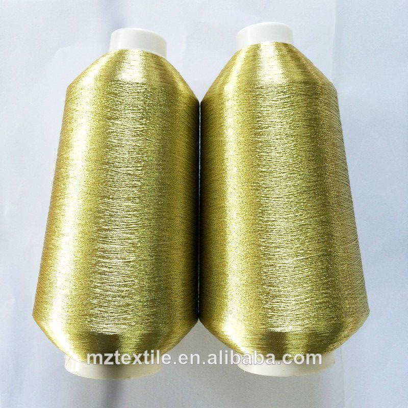 MS TYPE NORMAL GOLD METALLIC EMBROIDERY THREAD POLYESTER YARN