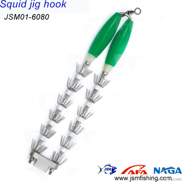 Sea fishing squid jig hook