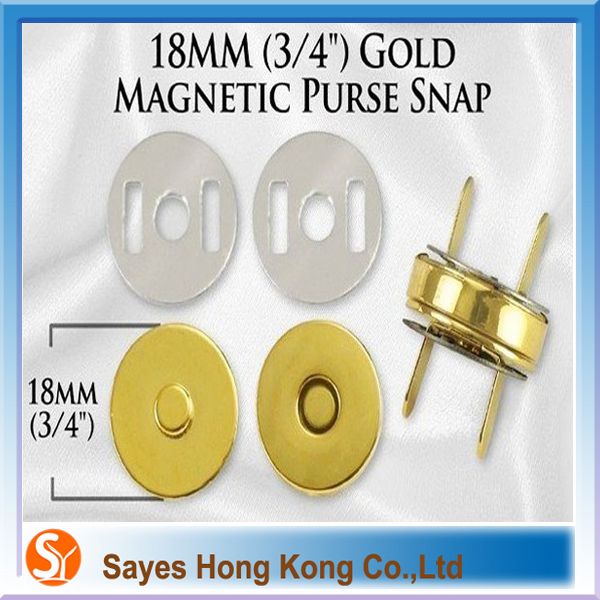 hot selling promotional metal magnetic button for bags & clothes & fabric accessories