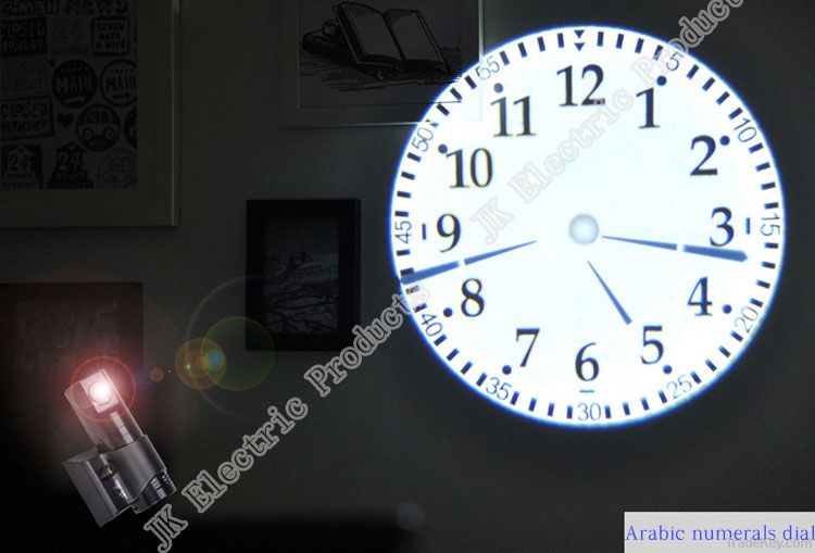 02 LED projection clock wall clock LOGO customized welcomed