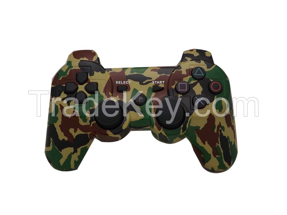  Rechargeable Wireless Bluetooth Remote Game Controller for Sony PS3 Playstation 3 Video Game Camouflage