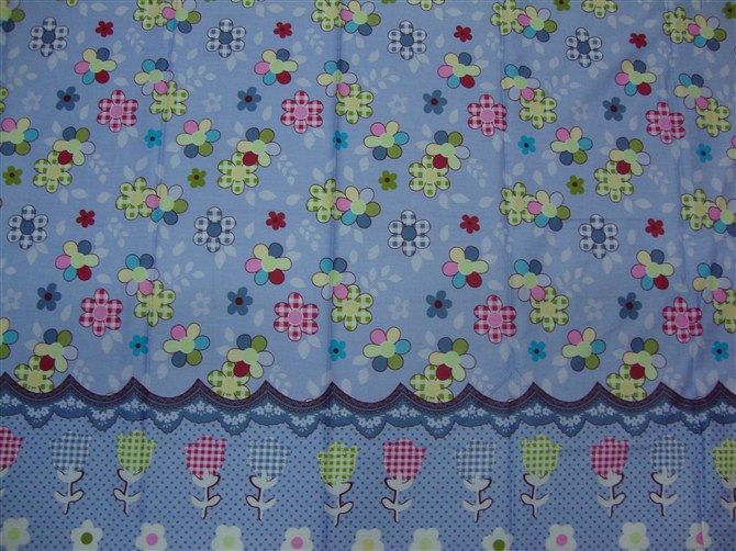 100% cotton flower printed bedsheet fabric