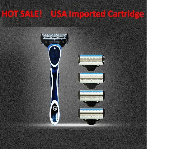 USA Imported Refill/ A381 5Blades +1Percision Razor Alloy Handle