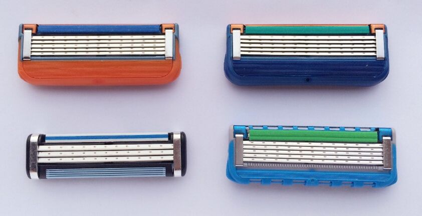 Compatible Razor Blades Cartridge for Gillette Mach3/Fusion/Fusion Power/Proglide Handle