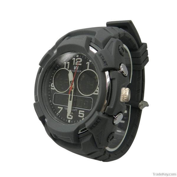 Cool Mens Sporty style Analog Digital Sport Watches