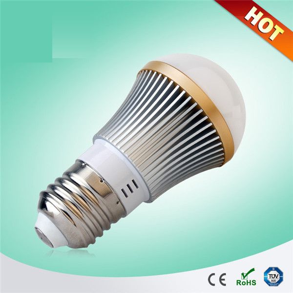 2 years warranty aluminum shell 5w led bulbs E27/B22