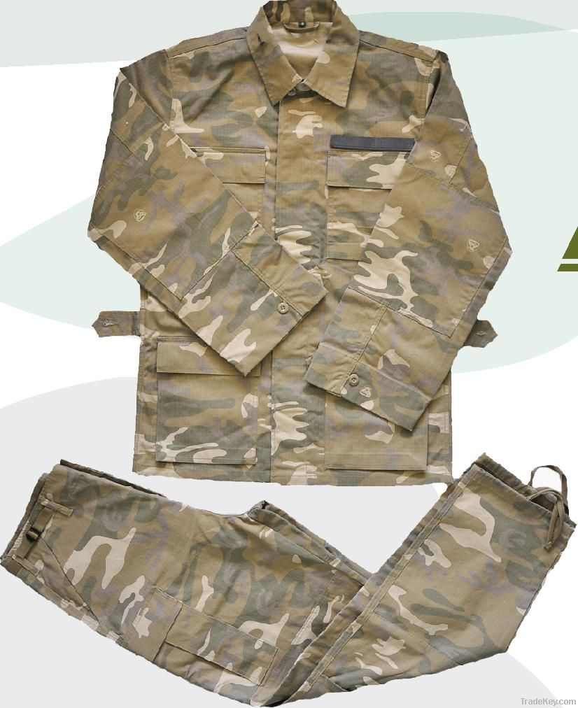 desert camo - Cotton / polyester military BDU camouflage uniform