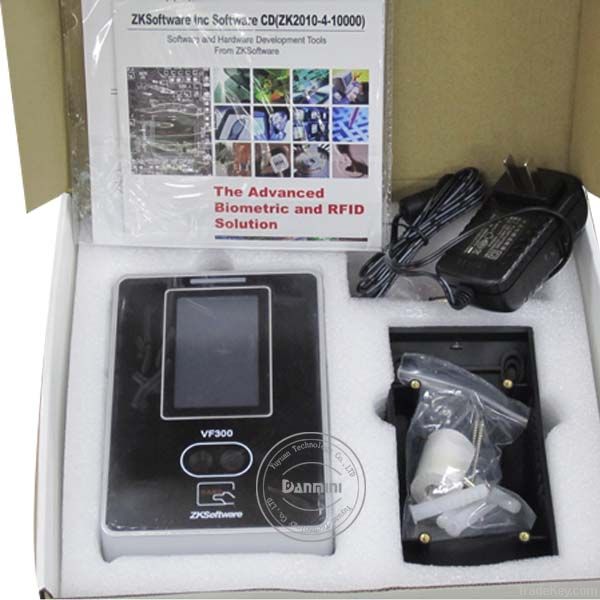 Zk Vf300 Face Recognition Time Attendance System 3.0 Inch Tft Screen