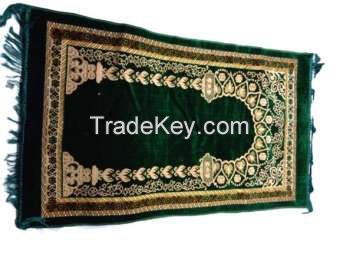 Prayer Mat - Velvet - 26 X42  Muslim Jai Namaz