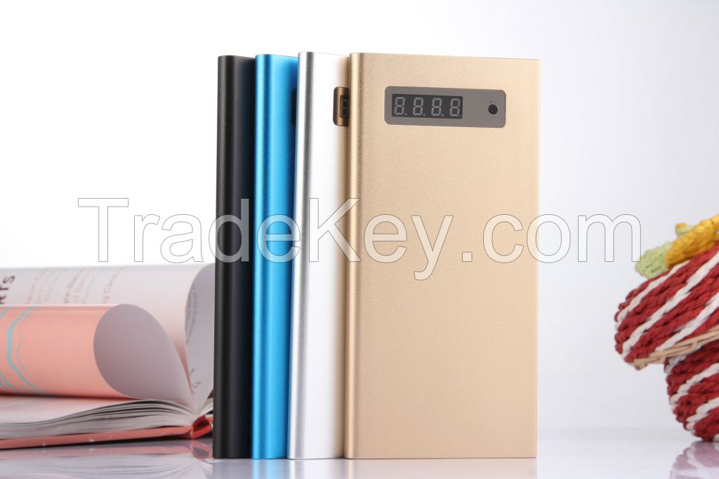 8000mAh Ultra Slim Aluminum Portable Power bank for iPhone and all Other Android Smartphone