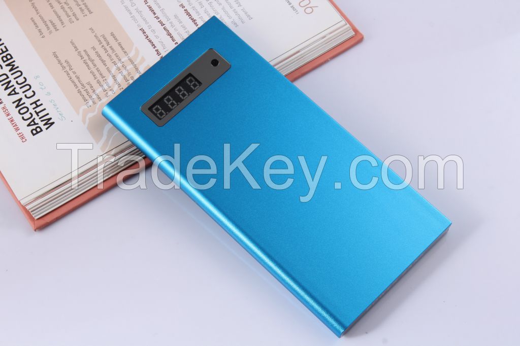 8000mAh Ultra Slim Aluminum Portable Power bank for iPhone and all Other Android Smartphone