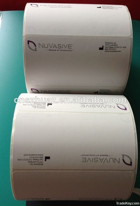 Self Adhesive Semi-Gloss Label Sticker