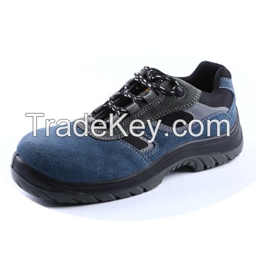 PU Outsole Genuine Leather Comfort Safety Shoes