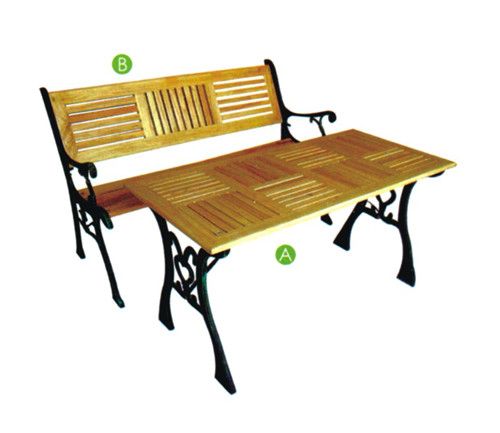 garden furniture set outdoor cast iron table