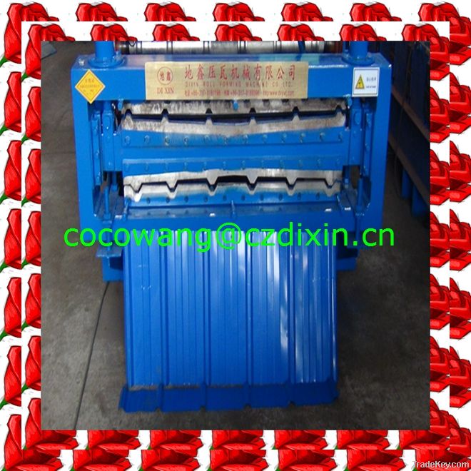 color steel roof sheet roll forming machine