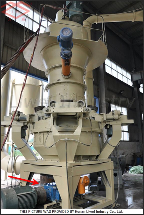 HB right angle speed reducer for pulverizer