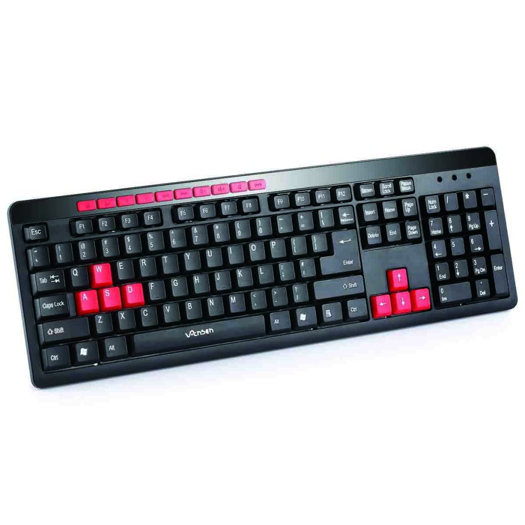  USB Multimedia Gaming Keyboard, New Design, Supports Several Languages