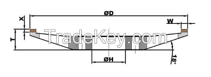 CBN Wheels for Paper Knife (6A2, 12A2)